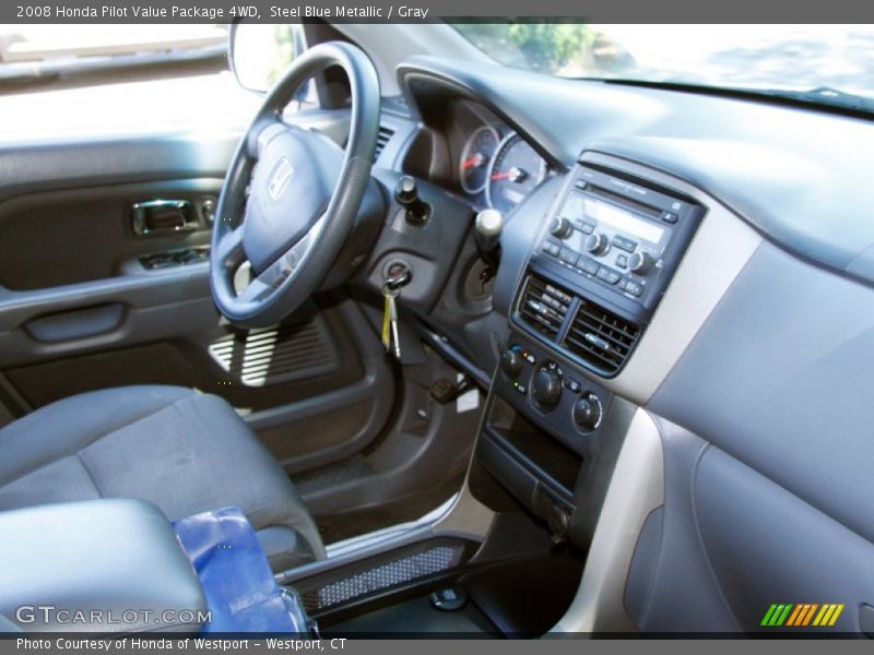 Steel Blue Metallic / Gray 2008 Honda Pilot Value Package 4WD