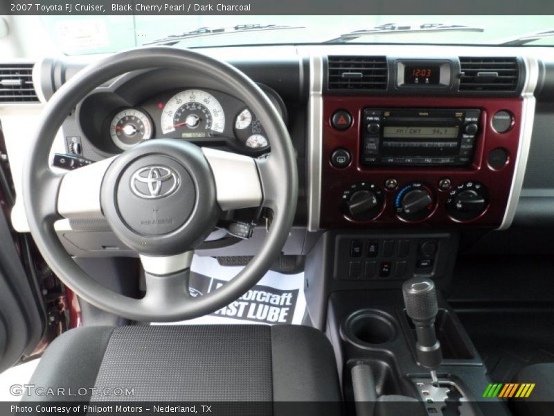 Black Cherry Pearl / Dark Charcoal 2007 Toyota FJ Cruiser