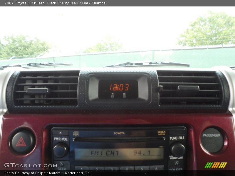Black Cherry Pearl / Dark Charcoal 2007 Toyota FJ Cruiser