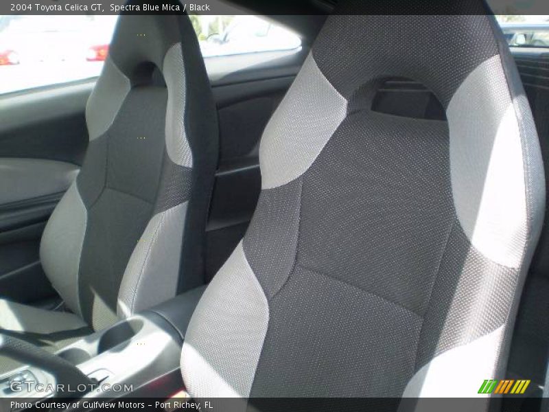 Spectra Blue Mica / Black 2004 Toyota Celica GT
