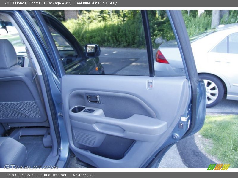 Steel Blue Metallic / Gray 2008 Honda Pilot Value Package 4WD
