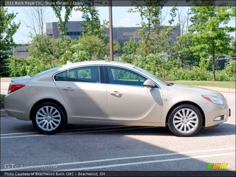 Stone Metallic / Ebony 2011 Buick Regal CXL