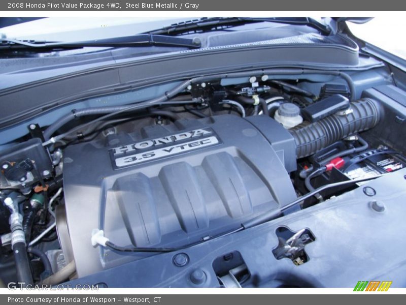 Steel Blue Metallic / Gray 2008 Honda Pilot Value Package 4WD