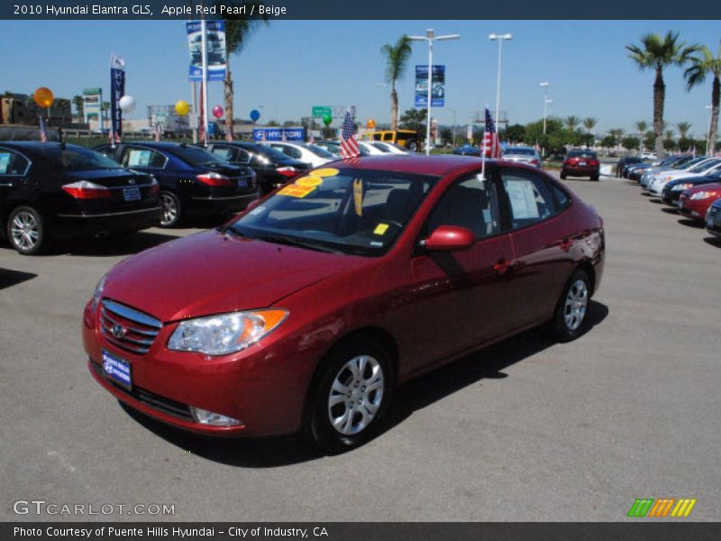 Apple Red Pearl / Beige 2010 Hyundai Elantra GLS