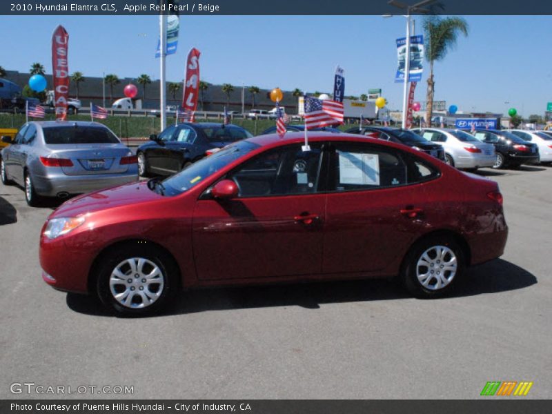 Apple Red Pearl / Beige 2010 Hyundai Elantra GLS