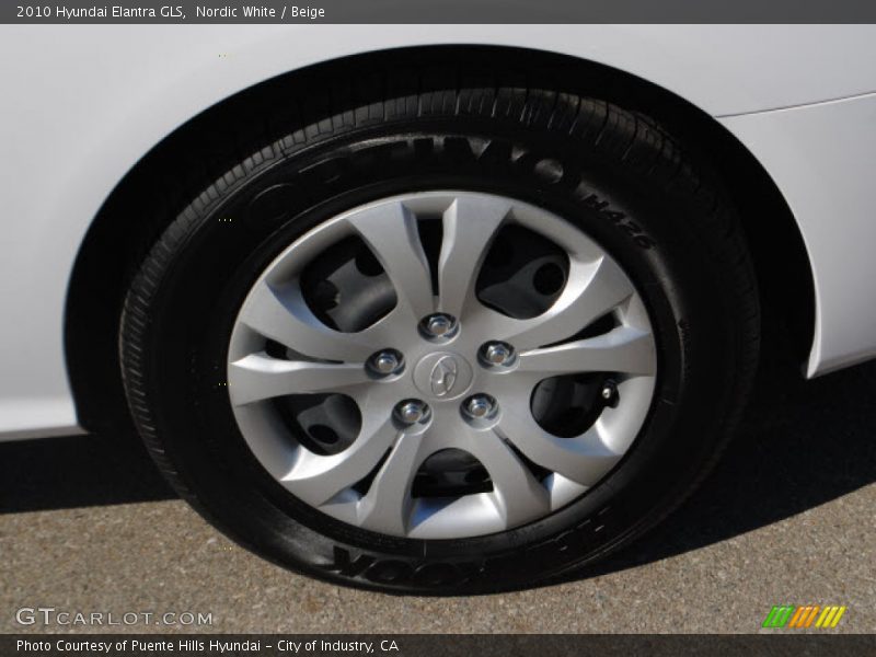 Nordic White / Beige 2010 Hyundai Elantra GLS