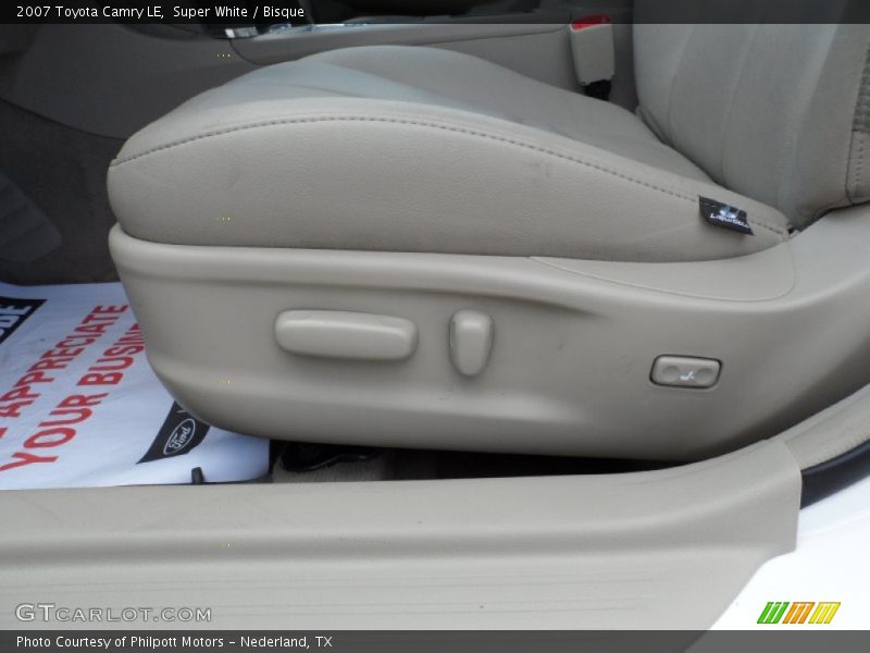 Super White / Bisque 2007 Toyota Camry LE