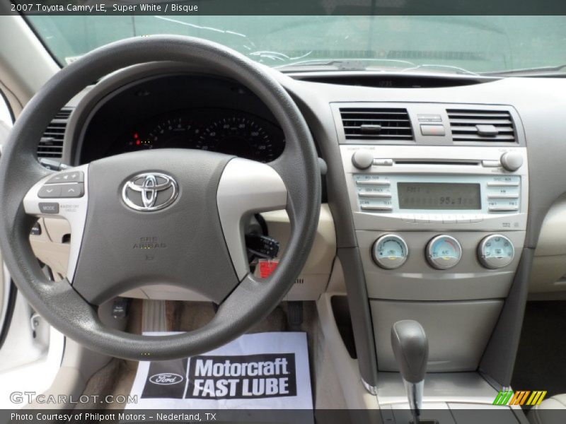 Super White / Bisque 2007 Toyota Camry LE