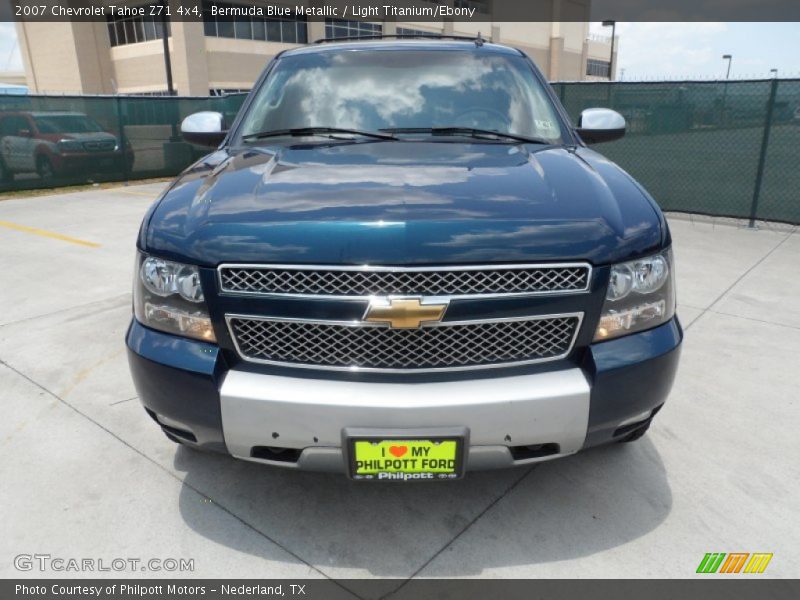 Bermuda Blue Metallic / Light Titanium/Ebony 2007 Chevrolet Tahoe Z71 4x4