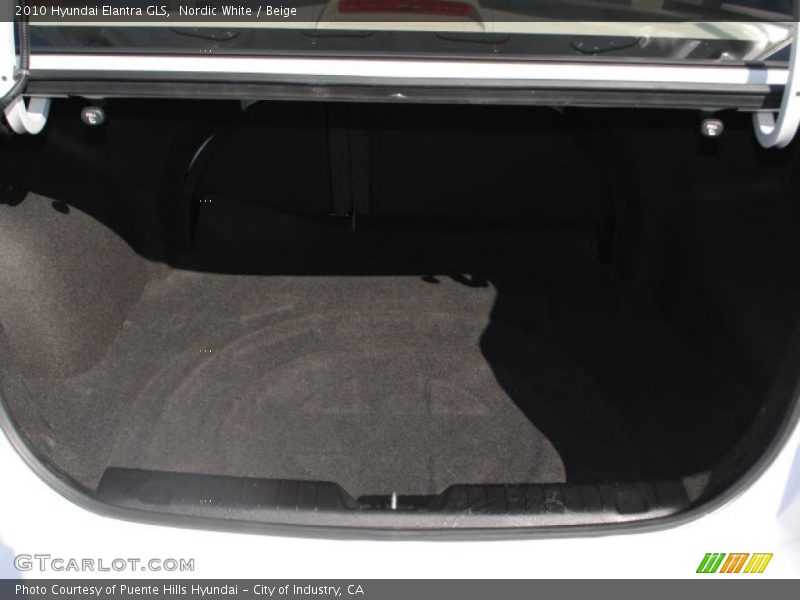 Nordic White / Beige 2010 Hyundai Elantra GLS