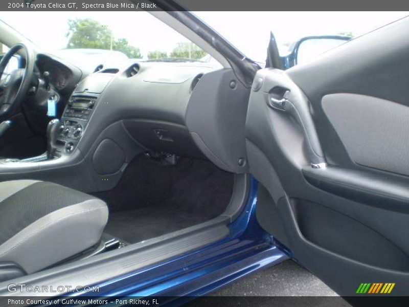 Spectra Blue Mica / Black 2004 Toyota Celica GT