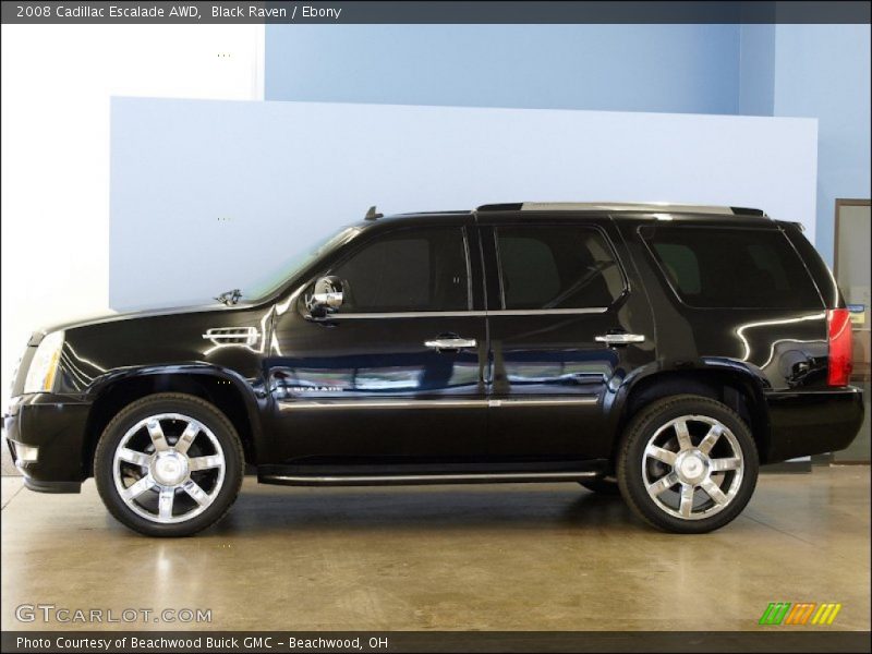 Black Raven / Ebony 2008 Cadillac Escalade AWD