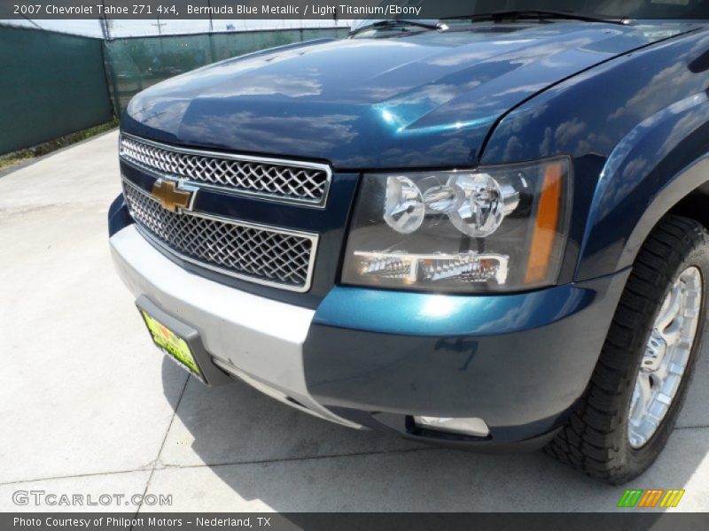 Bermuda Blue Metallic / Light Titanium/Ebony 2007 Chevrolet Tahoe Z71 4x4