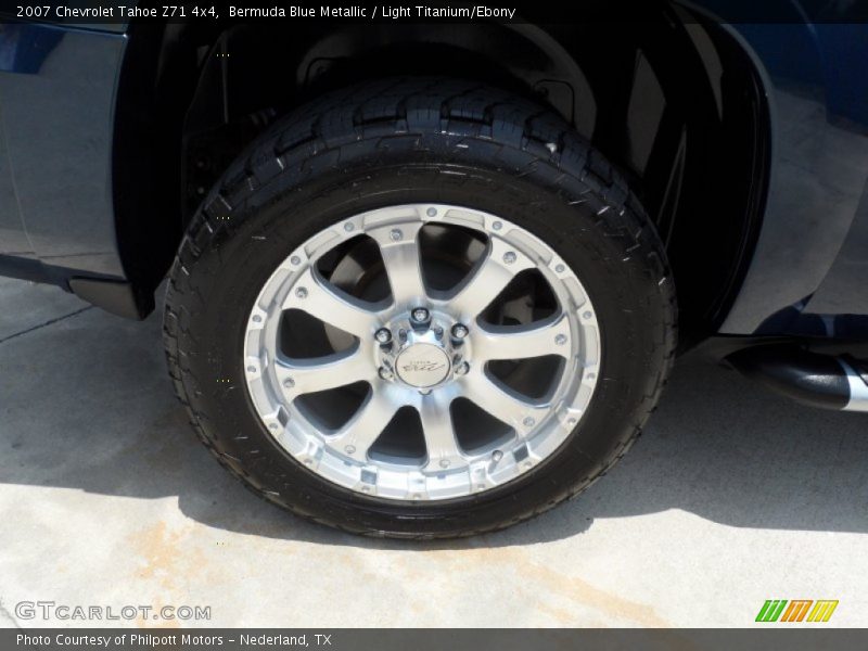 Bermuda Blue Metallic / Light Titanium/Ebony 2007 Chevrolet Tahoe Z71 4x4