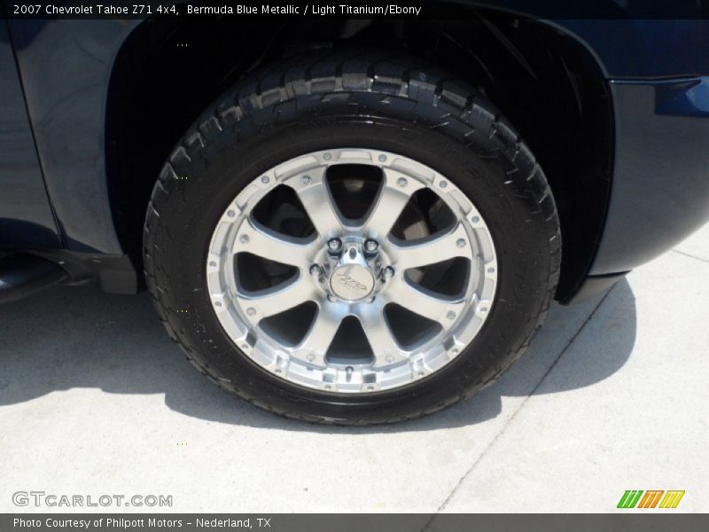 Bermuda Blue Metallic / Light Titanium/Ebony 2007 Chevrolet Tahoe Z71 4x4