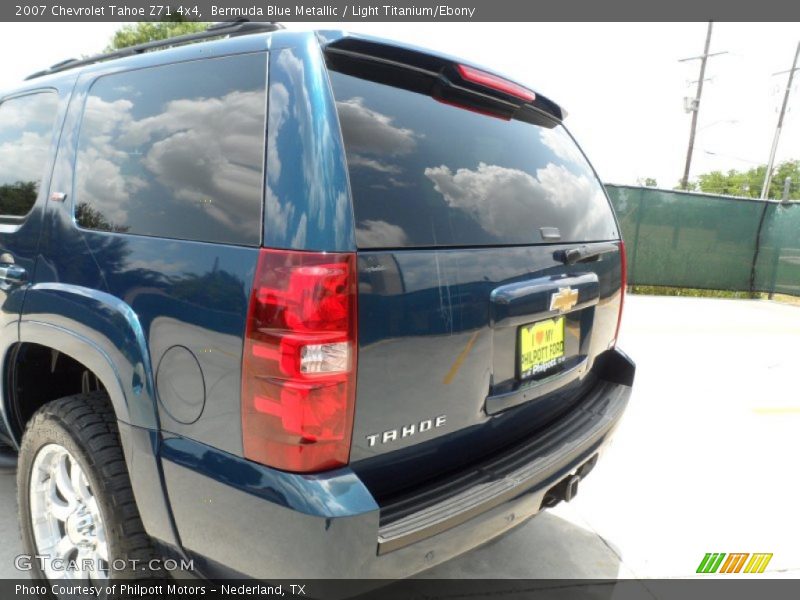 Bermuda Blue Metallic / Light Titanium/Ebony 2007 Chevrolet Tahoe Z71 4x4
