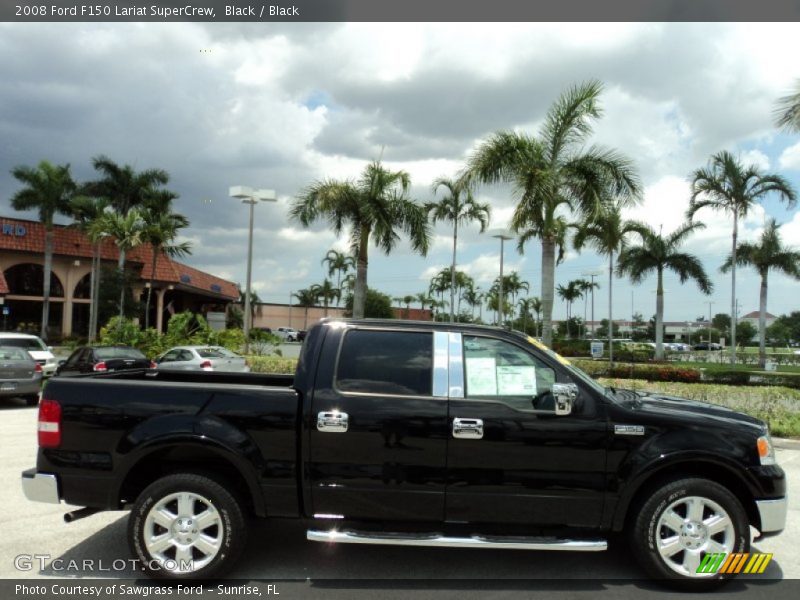 Black / Black 2008 Ford F150 Lariat SuperCrew