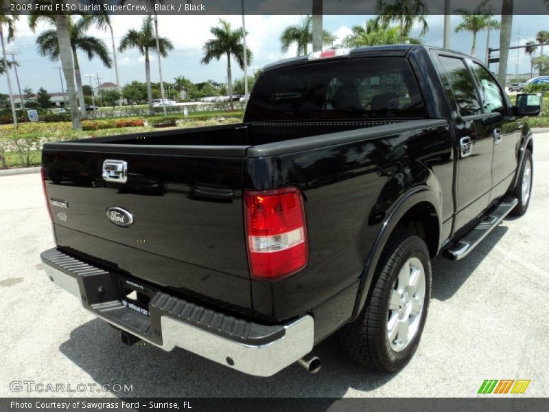 Black / Black 2008 Ford F150 Lariat SuperCrew