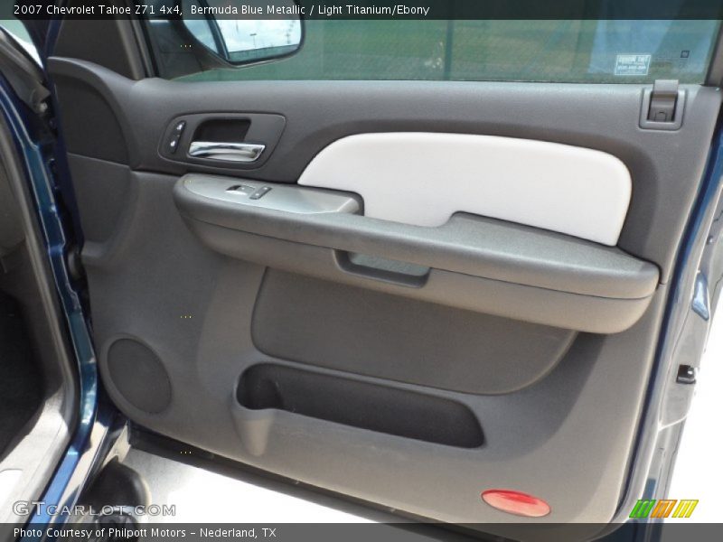 Bermuda Blue Metallic / Light Titanium/Ebony 2007 Chevrolet Tahoe Z71 4x4