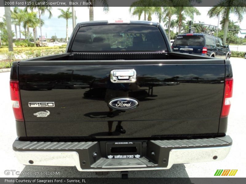 Black / Black 2008 Ford F150 Lariat SuperCrew
