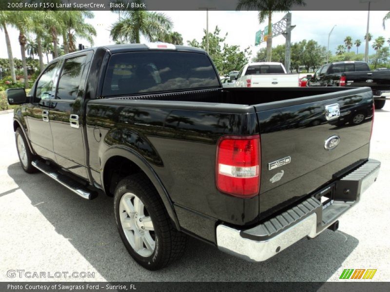 Black / Black 2008 Ford F150 Lariat SuperCrew