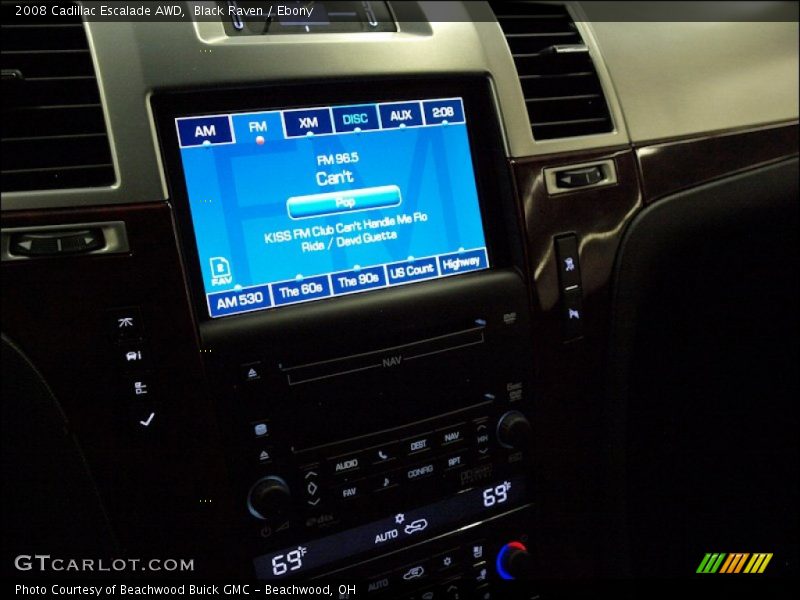 Black Raven / Ebony 2008 Cadillac Escalade AWD