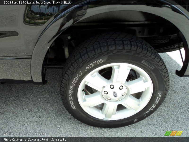 Black / Black 2008 Ford F150 Lariat SuperCrew