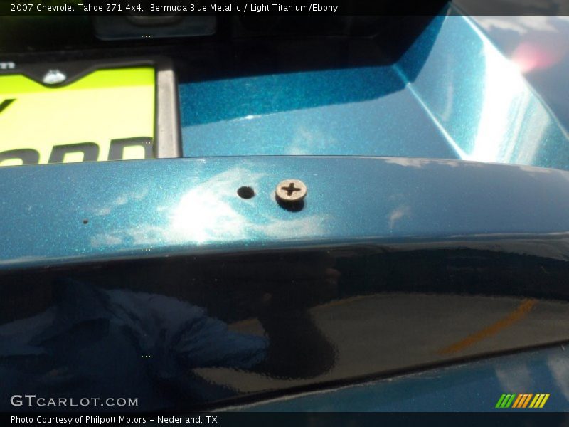 Bermuda Blue Metallic / Light Titanium/Ebony 2007 Chevrolet Tahoe Z71 4x4