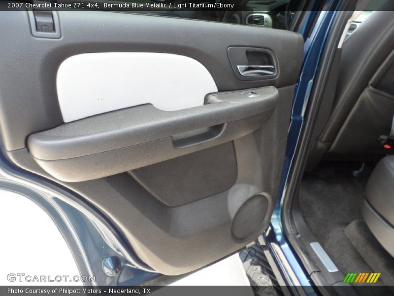 Bermuda Blue Metallic / Light Titanium/Ebony 2007 Chevrolet Tahoe Z71 4x4