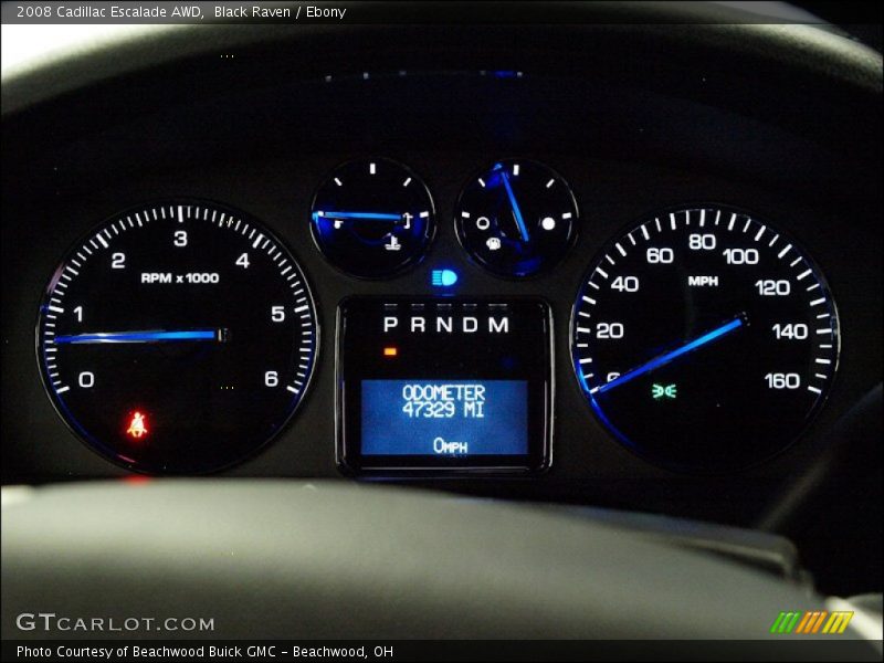 Black Raven / Ebony 2008 Cadillac Escalade AWD