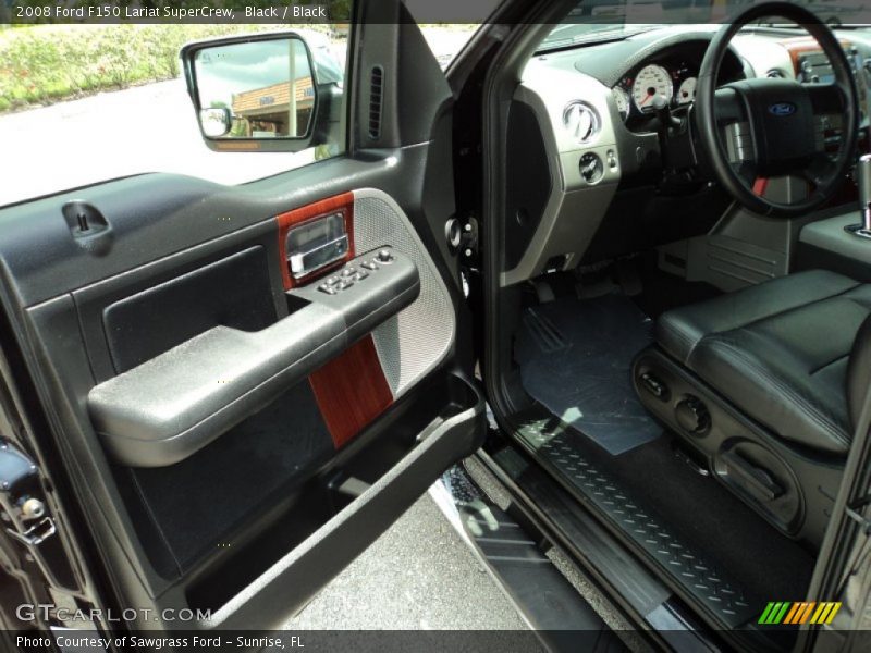 Black / Black 2008 Ford F150 Lariat SuperCrew