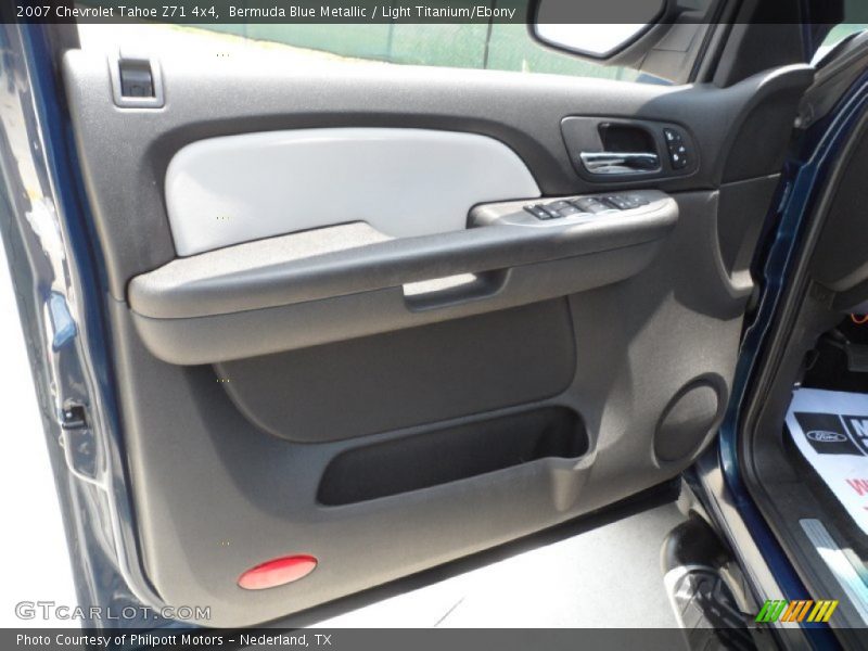 Bermuda Blue Metallic / Light Titanium/Ebony 2007 Chevrolet Tahoe Z71 4x4