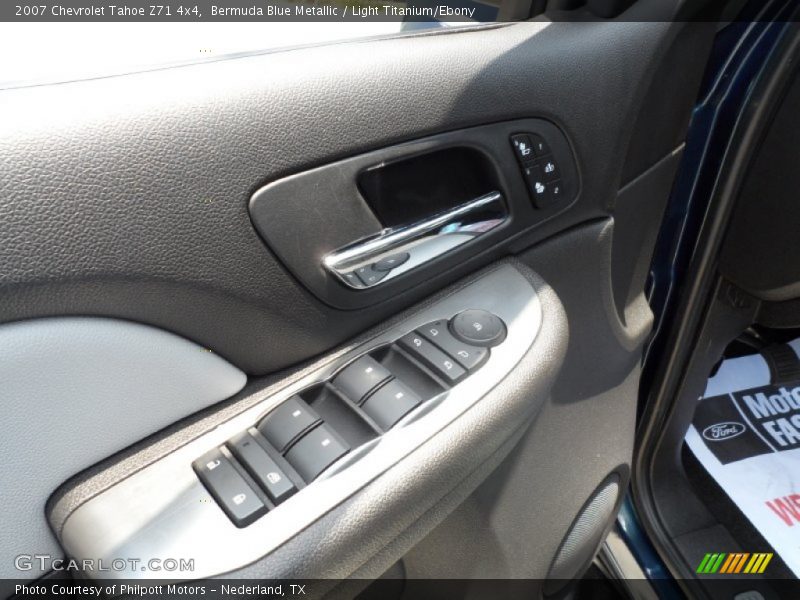 Bermuda Blue Metallic / Light Titanium/Ebony 2007 Chevrolet Tahoe Z71 4x4