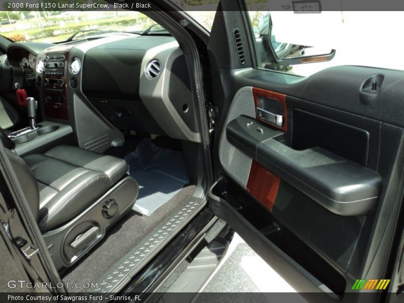 Black / Black 2008 Ford F150 Lariat SuperCrew