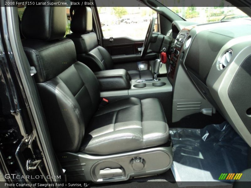 Black / Black 2008 Ford F150 Lariat SuperCrew