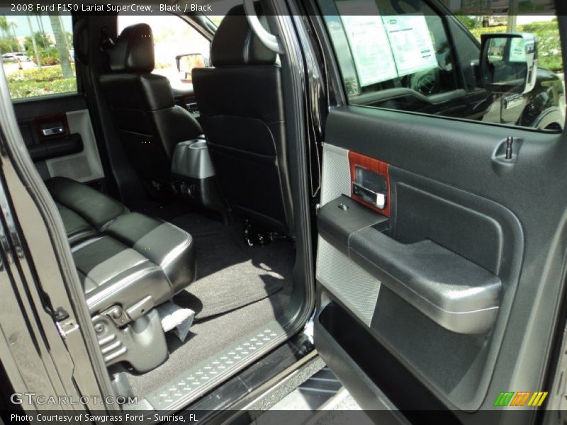 Black / Black 2008 Ford F150 Lariat SuperCrew