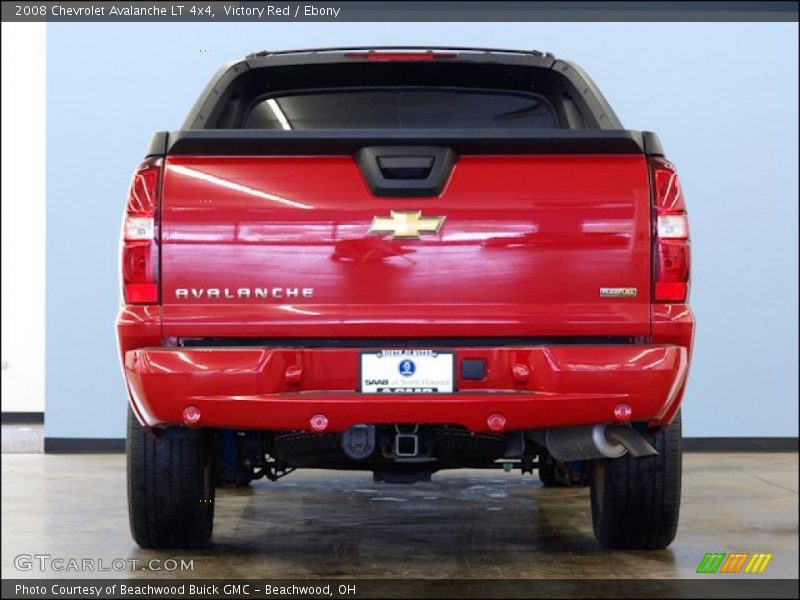 Victory Red / Ebony 2008 Chevrolet Avalanche LT 4x4