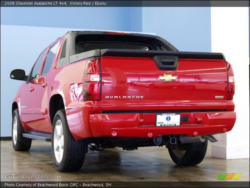 Victory Red / Ebony 2008 Chevrolet Avalanche LT 4x4