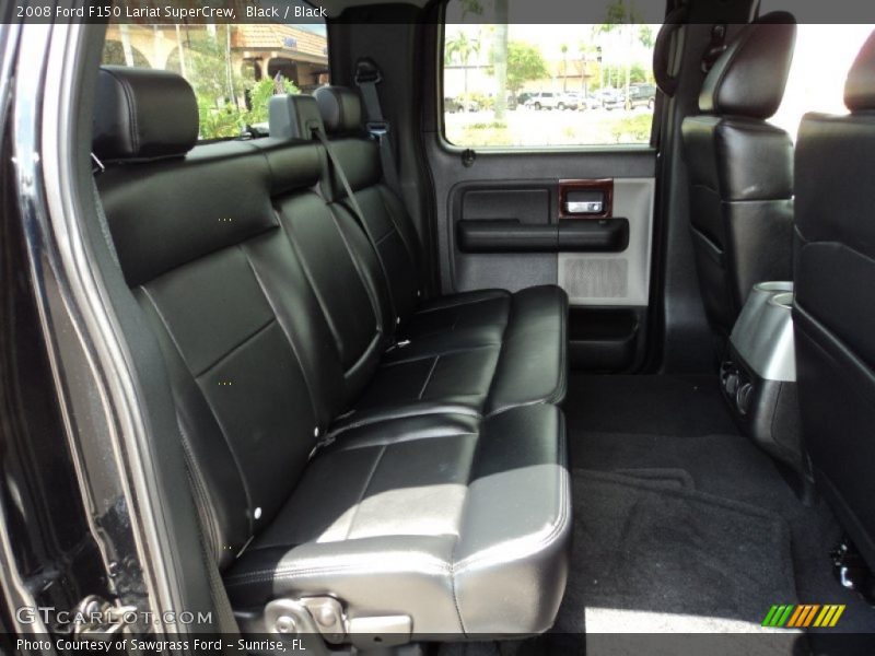 Black / Black 2008 Ford F150 Lariat SuperCrew