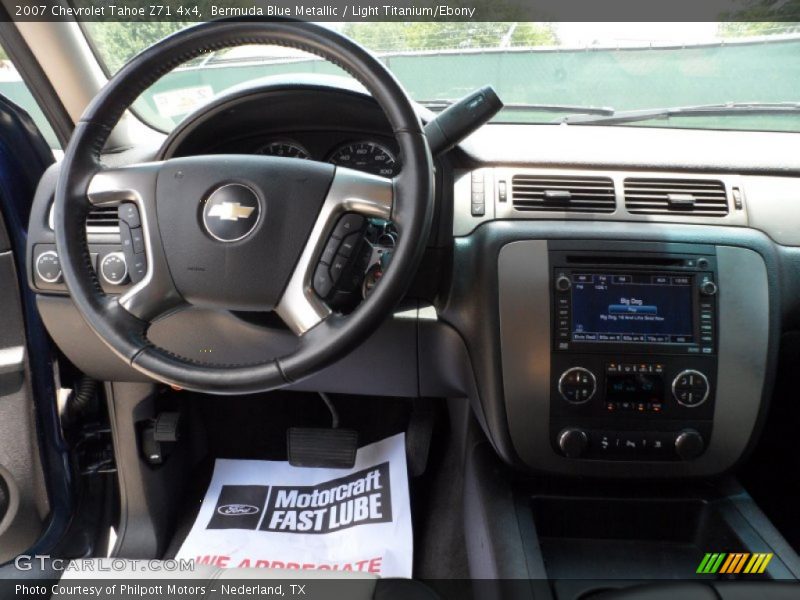 Bermuda Blue Metallic / Light Titanium/Ebony 2007 Chevrolet Tahoe Z71 4x4