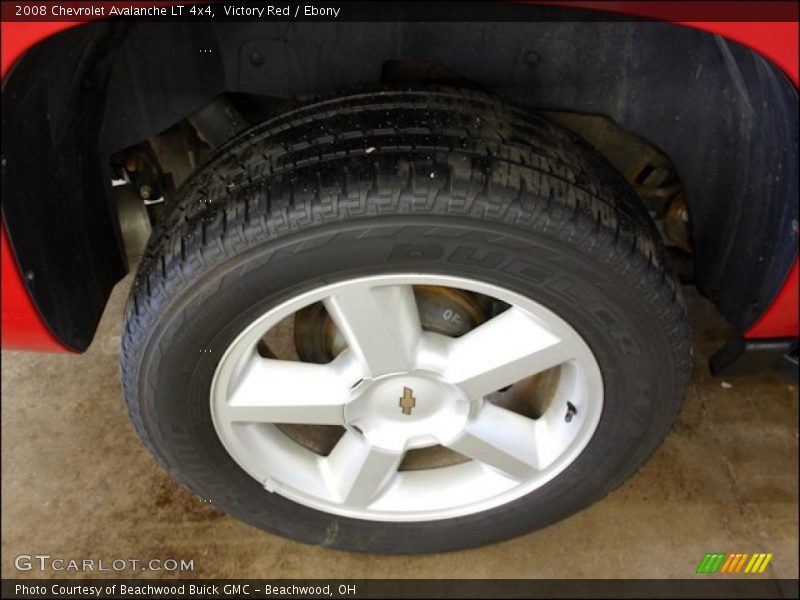 Victory Red / Ebony 2008 Chevrolet Avalanche LT 4x4