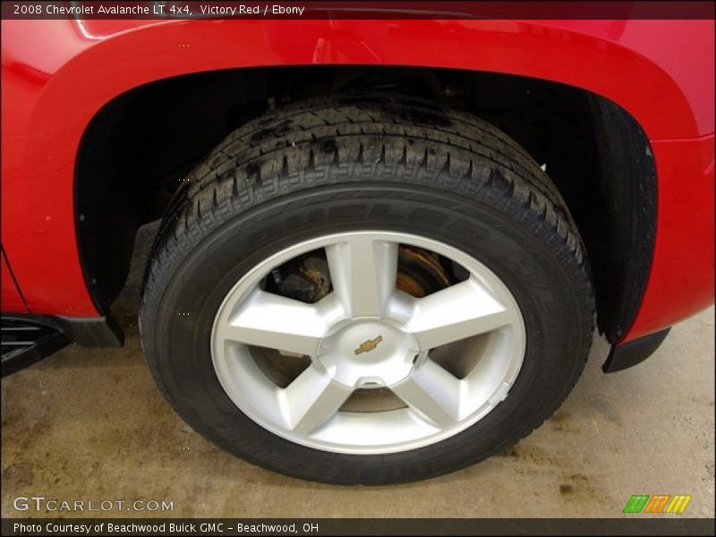 Victory Red / Ebony 2008 Chevrolet Avalanche LT 4x4
