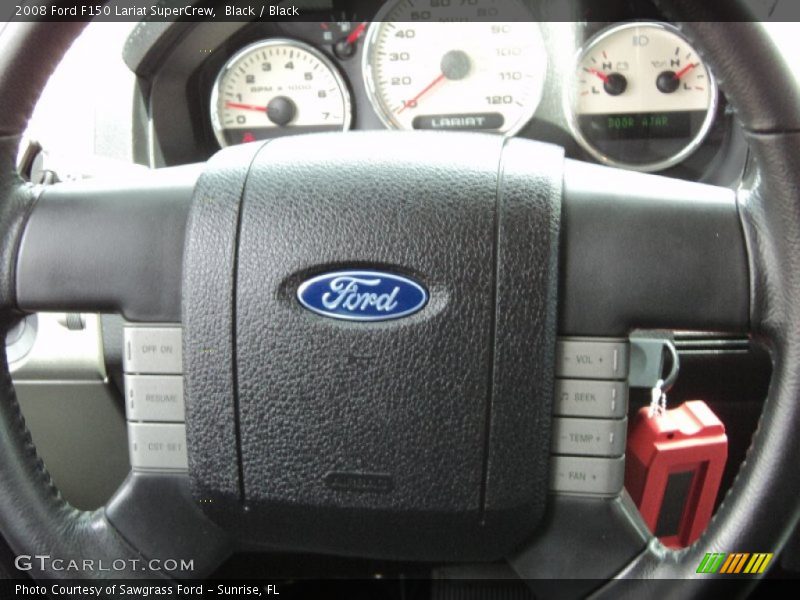 Black / Black 2008 Ford F150 Lariat SuperCrew