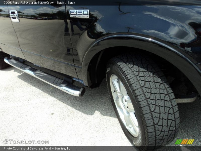 Black / Black 2008 Ford F150 Lariat SuperCrew