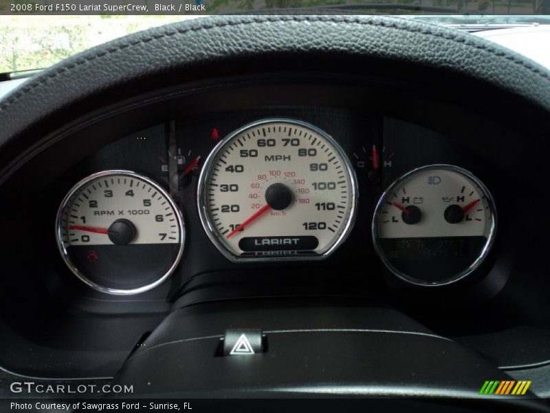 Black / Black 2008 Ford F150 Lariat SuperCrew