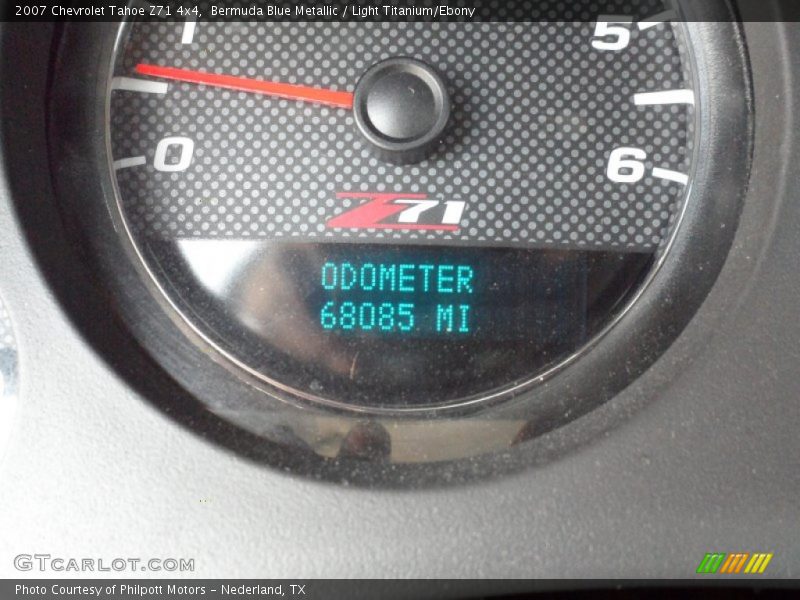 Bermuda Blue Metallic / Light Titanium/Ebony 2007 Chevrolet Tahoe Z71 4x4