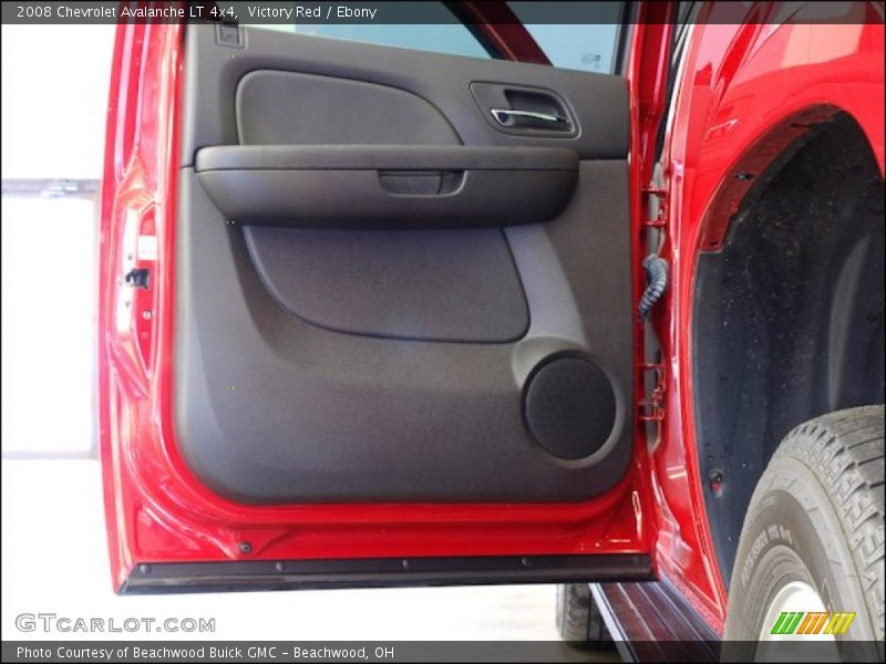 Victory Red / Ebony 2008 Chevrolet Avalanche LT 4x4