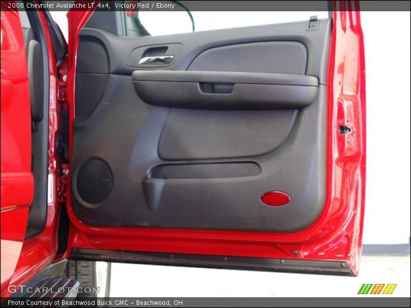 Victory Red / Ebony 2008 Chevrolet Avalanche LT 4x4