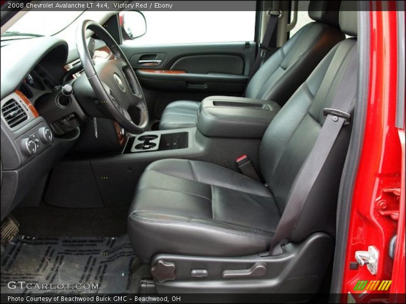  2008 Avalanche LT 4x4 Ebony Interior