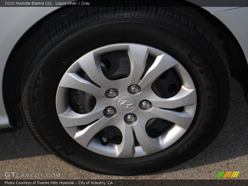 Liquid Silver / Gray 2010 Hyundai Elantra GLS